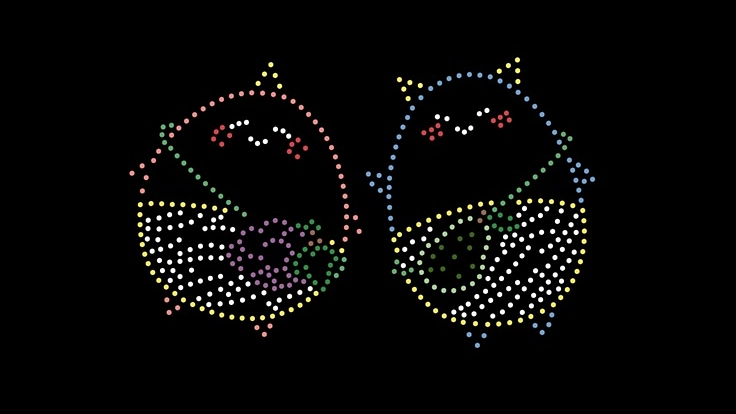 山形・高畠「青竹ちょうちん」第６０回、夜空にドローンアートで未来へ 3枚目