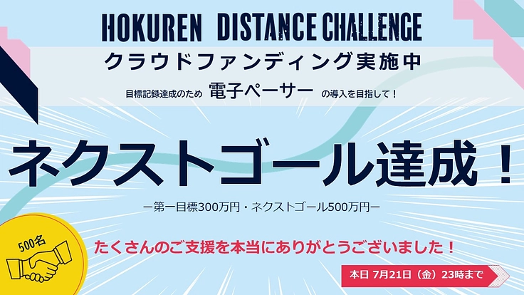 日本の陸上を一歩前へ。目標記録達成のために電子ペーサーの導入を! 4枚目