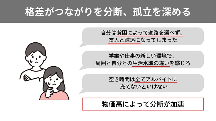 闇バイトから狙われる前に、困窮する若者に支援を｜D×P寄付募集・春 4枚目