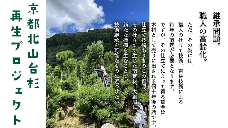 未来を描くえんぴつを！北山台杉からの贈り物を子どもたちへ！ 3枚目