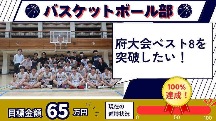 洛星トーチプロジェクト｜後輩に差し入れクラウドファンディング 2枚目