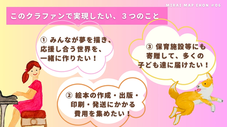 「自分の好き」を大切にして 夢を描く絵本を 子どもたちへ届けたい！ 6枚目