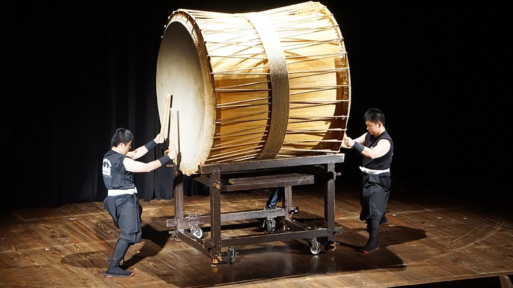内子高校郷土芸能部の象徴ともいえる大太鼓を未来へ！修理にご支援を 2枚目