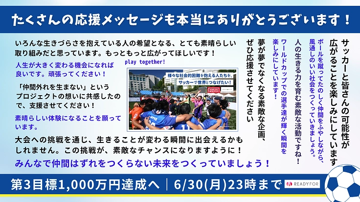 ホームレスW杯出場へ！仲間外れを生まないスポーツの居場所を広げたい 7枚目
