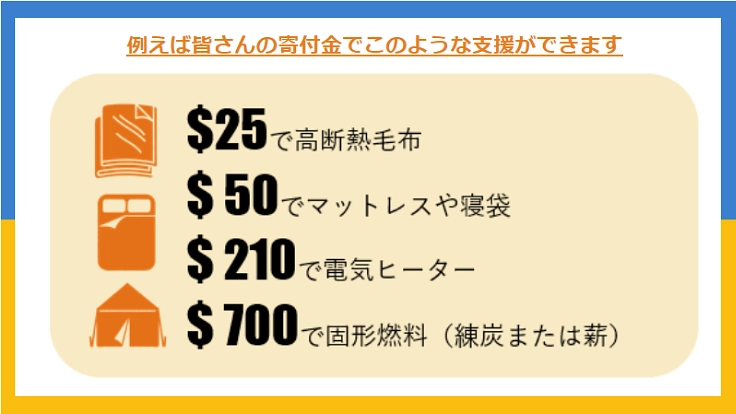 ウクライナ危機：厳しい冬を生き抜くために女性と子どもに支援を 2枚目