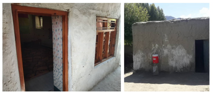 コミュニティベースの教室の候補となった民家