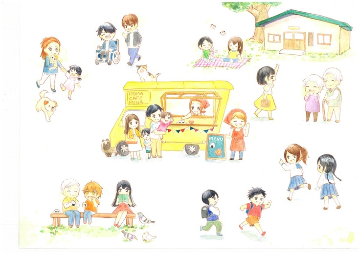 ロマカフェみーなイメージ図