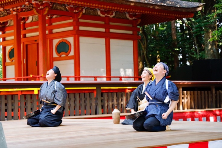 だいやめ狂言『大工の落書』