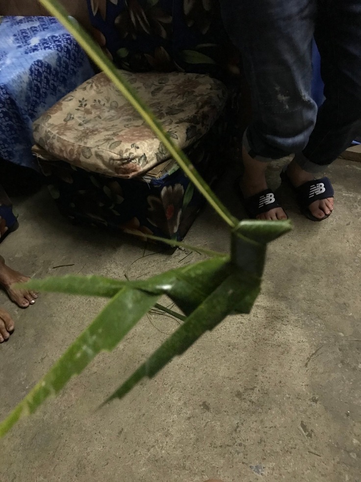 おばあちゃんと編んだ鳥