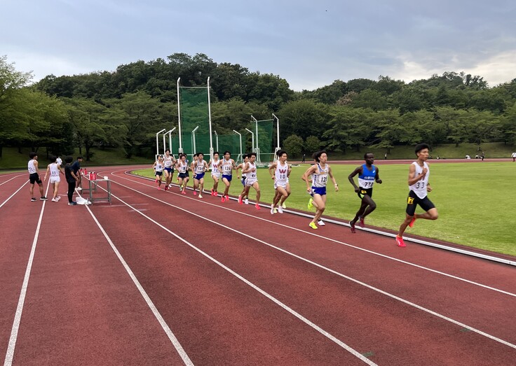 3組には先頭を引っ張る伊福（3年）をはじめ主力選手が出場しました。