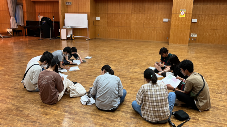 イベント後の振り返りの様子！反省は次に活かします