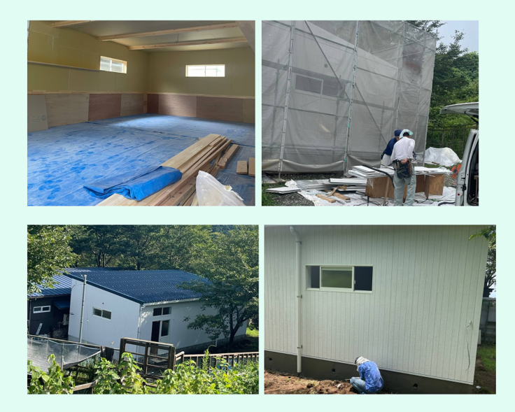 きずなの丘　多目的ルーム建設工事