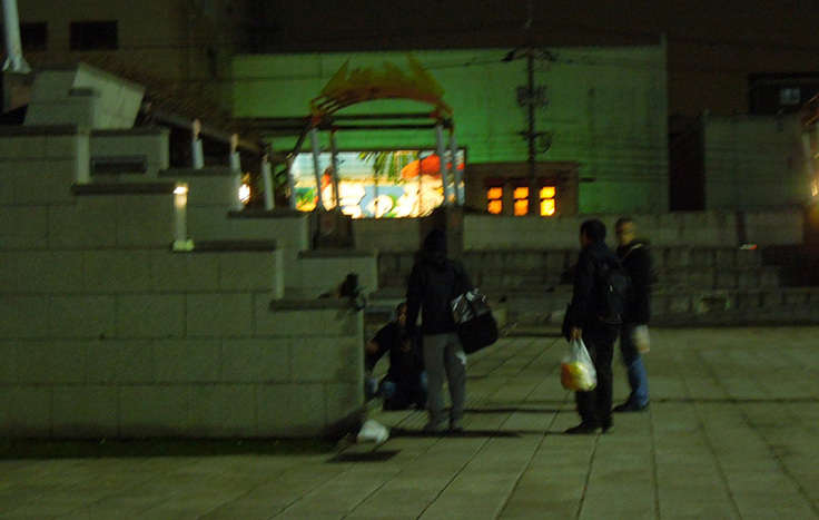 海峡ゆめ広場でのお弁当渡し