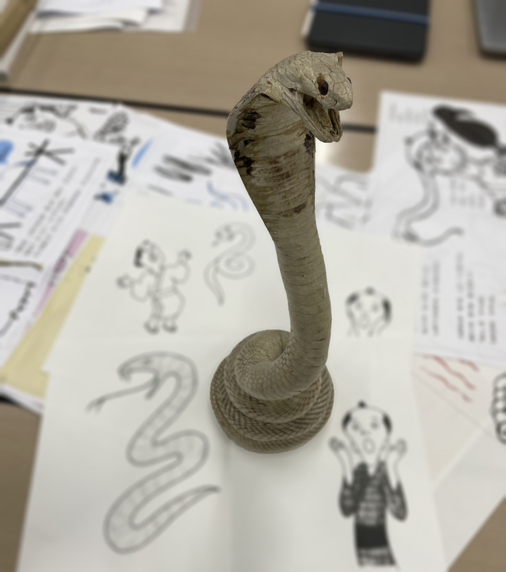 コブラのはく製