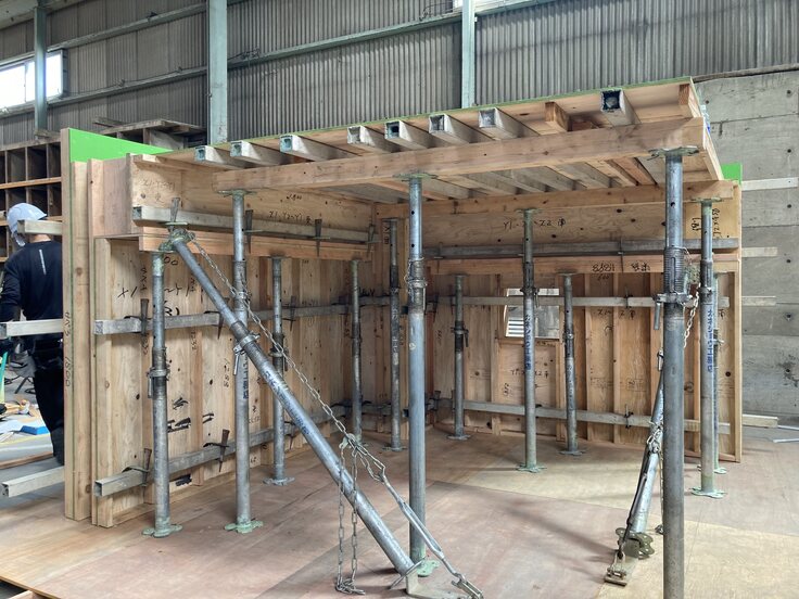 施工課題の加工・組立て完了