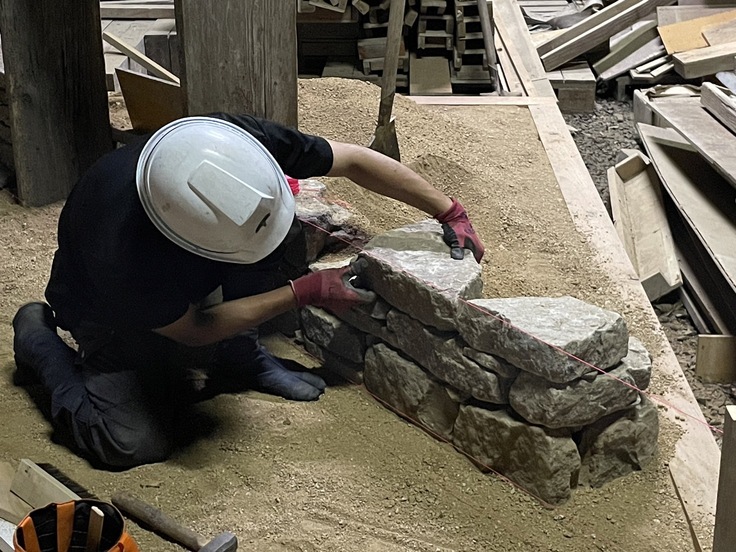 田子雅也選手：造園国際大会へ向けての練習状況3