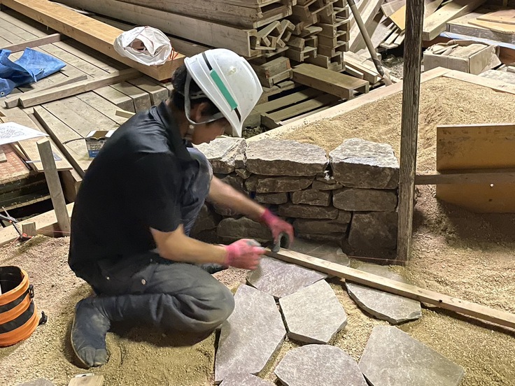 田子雅也選手：造園国際大会へ向けての練習状況4