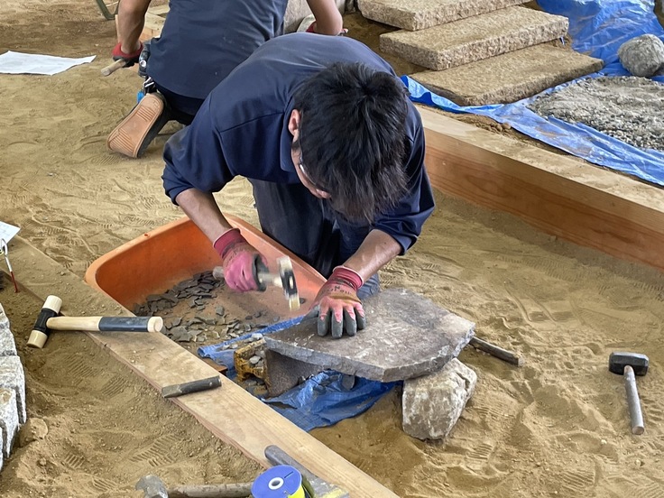 田子雅也選手：造園国際大会へ向けての練習状況7