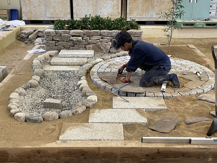 田子雅也選手：造園国際大会へ向けての練習状況10