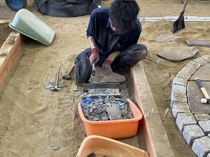 田子雅也選手：造園国際大会へ向けての練習状況11