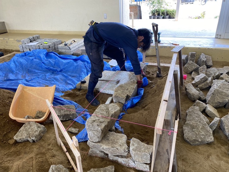 田子雅也選手：造園国際大会へ向けての練習状況12