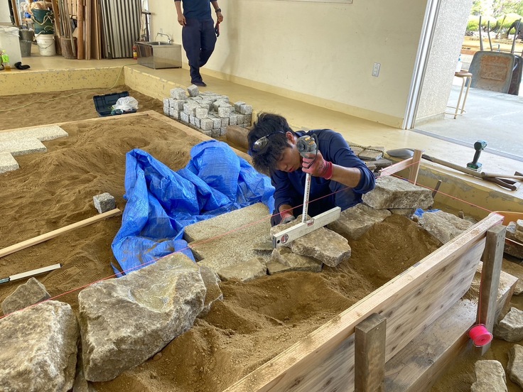 田子雅也選手：造園国際大会へ向けての練習状況14