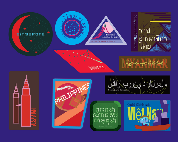 ステッカーデザイン一覧