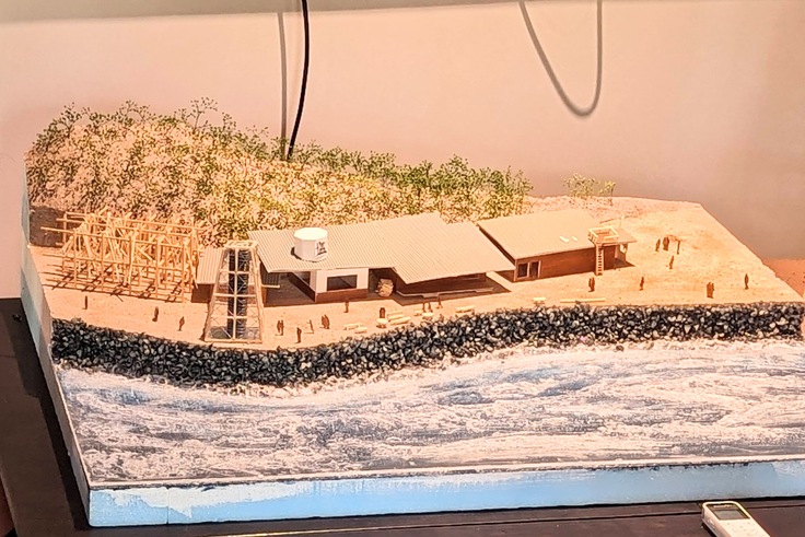 次世代塩田の模型