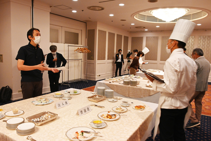 シェフとの発熱した討論