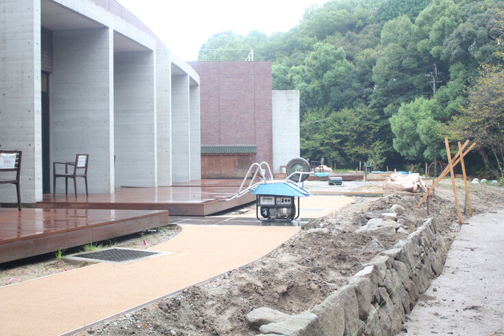 9月22日　通路が徐々にできてきました