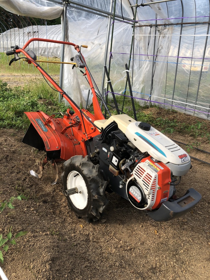 購入した管理機です