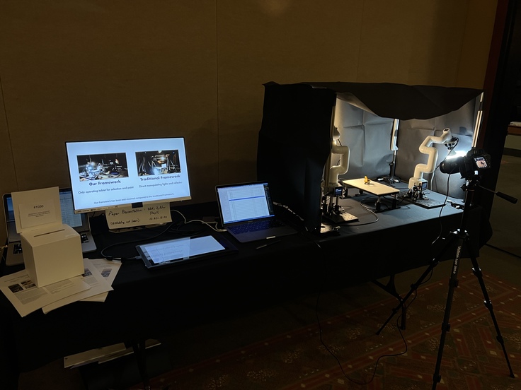 デモ機材展開の様子