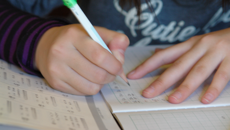 学習に取り組む子ども