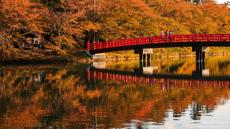 秋の弘前公園1
