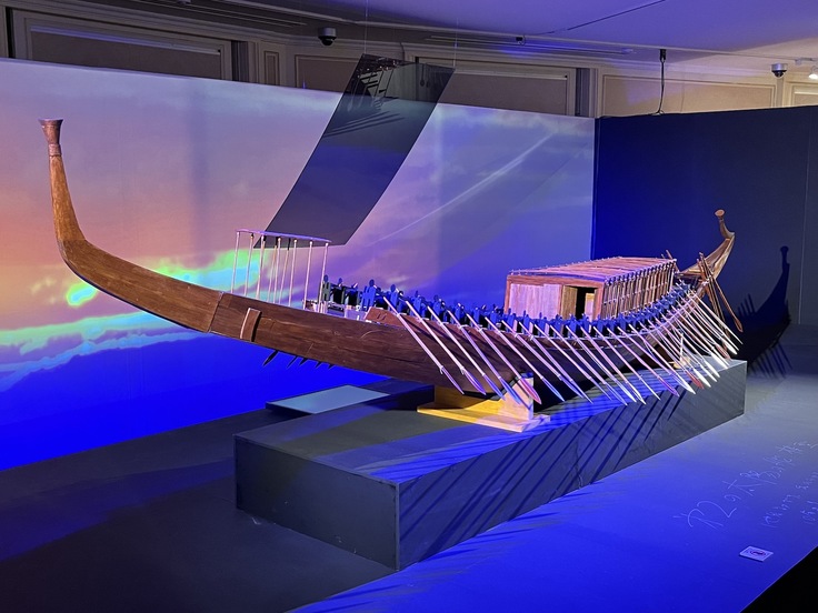 第2の太陽の船1/10スケール復原模型