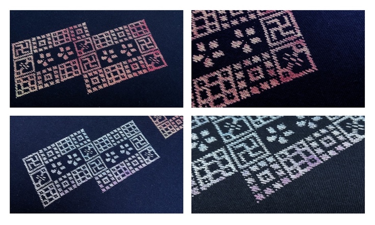 こぎん模様アップ