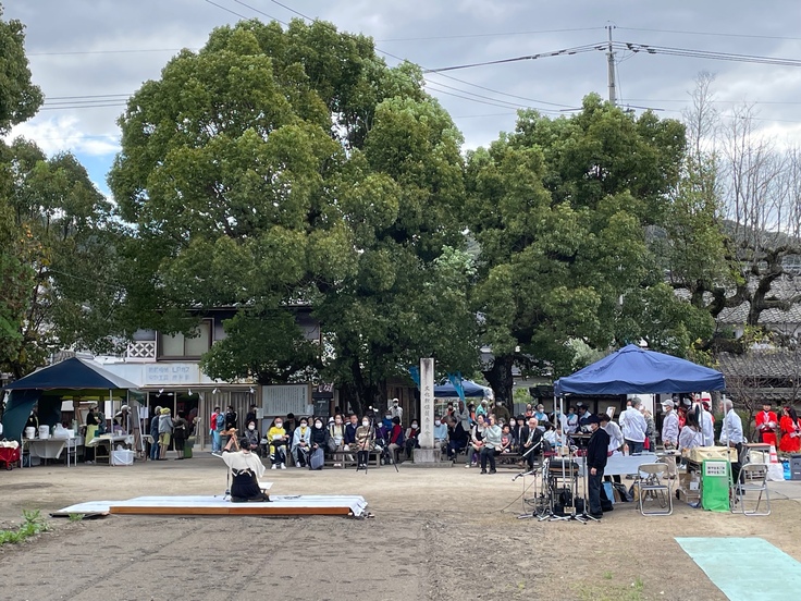 賑わう廉塾まつり