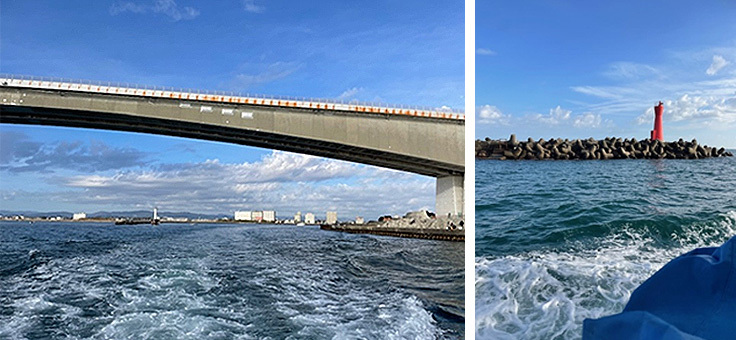 浜名湖沖へ向かいます