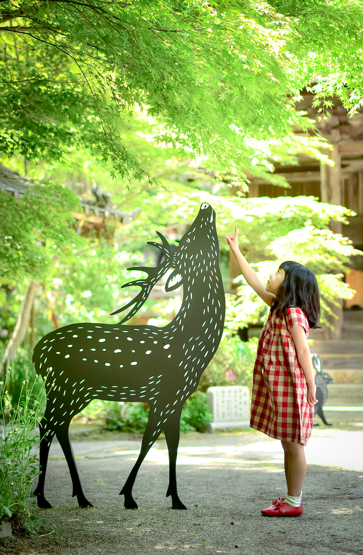 新緑のころの切り絵イベント。この景色を守りたいのです。