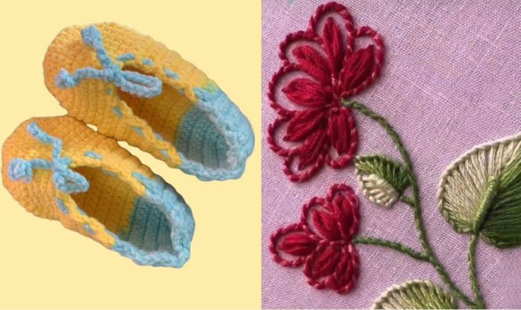 実際に作成した手芸品の写真