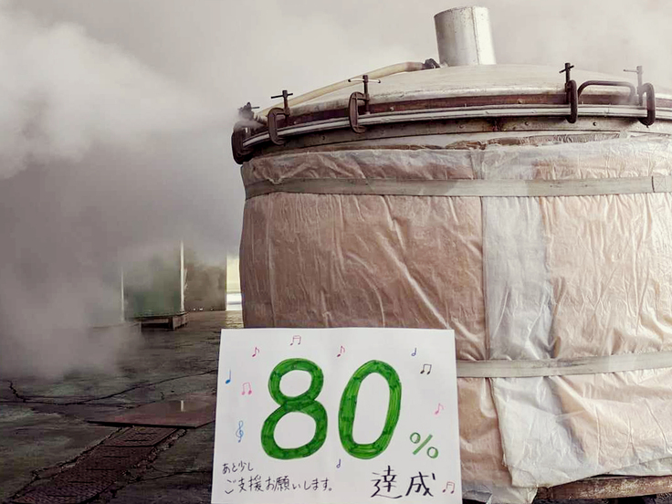 西岡本店クラウドファンディング - 80%達成