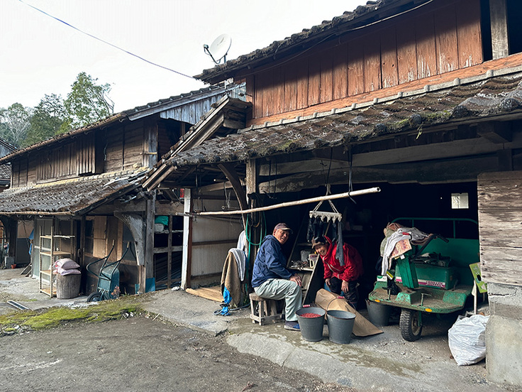 肝付町川辺地区の農家