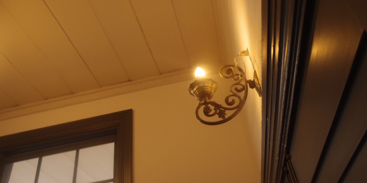 ところどころに明治・大正期の意匠を知ることができ、来館者に好評。