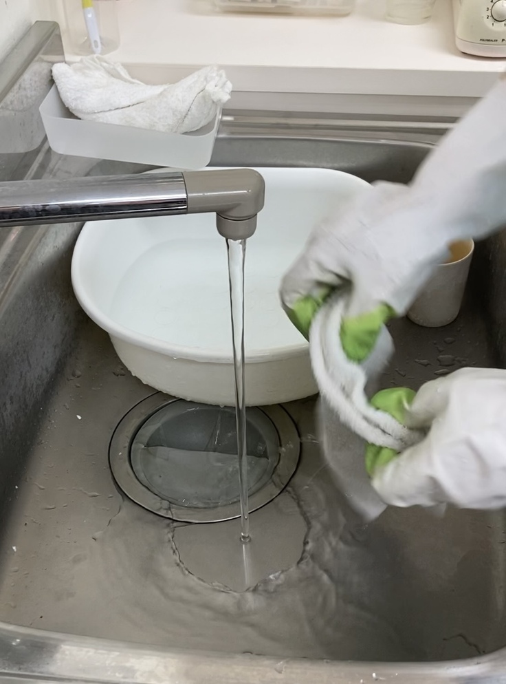 44日ぶりの水道復旧