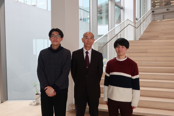 岡村先生との写真