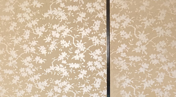 長養館　唐長唐紙「枝桜」