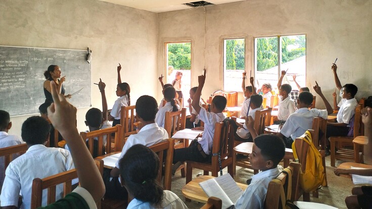 性教育の授業風景