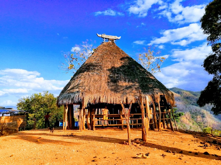東ティモールの伝統的な家屋