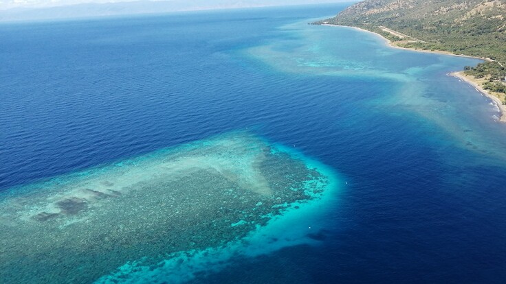 東ティモールの海