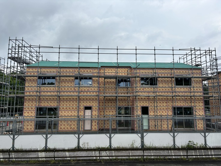 男子ホームの様子